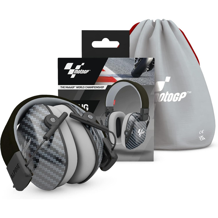 Дитячі навушники-заглушники Alpine Muffy – захист від шуму для дітей до 16 років, регульоване наголов'я (Motogp)