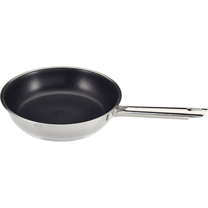 Сковорода RÖSLE ELEGANCE ProPlex, 24 см, нержавіюча сталь 18/10, індукційна, для плити, з антипригарним покриттям