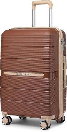 Чемодан British Traveller Mittelgroß: міцний валіза на 8 колесах з TSA-замком (66 x 43.3 x 28.5 см)