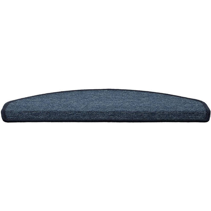 Casa Pura London Stair Treads - Non-Slip Carpet Stair Runners - 15 Piece Set or Individual - Dark Blue