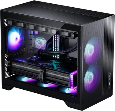 Корпус Phanteks XT M3 Mini-Tower Black – компактний Micro-ATX з темним склом, підтримка радіатора 360 мм та відеокарти 430 мм, 3 RGB вентилятори