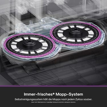 Робот-пилосос Eureka J15 Evo Ultra з функцією миття підлоги, самостійне очищення, прання та сушка, потужність 5000Pa, обертова функція миття, Dual-LiDAR навігація, 3D уникнення перешкод (чорний)