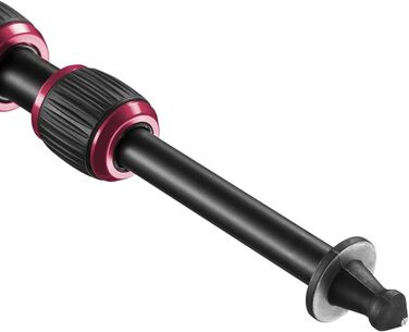 Штатив Mantona DSLM Travel - червоний, для камер, до 5 кг, з кульковою головкою та рівнем