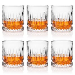 Набір склянок для віскі Cambareign 6 шт., 330 мл, Old Fashioned, скотч, бурбон, кришталь без свинцю