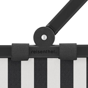 Сумка-шопер Reisenthel Carry Bag – чорний (Summerstripes Black) з великим об'ємом та зручною внутрішньою кишенею