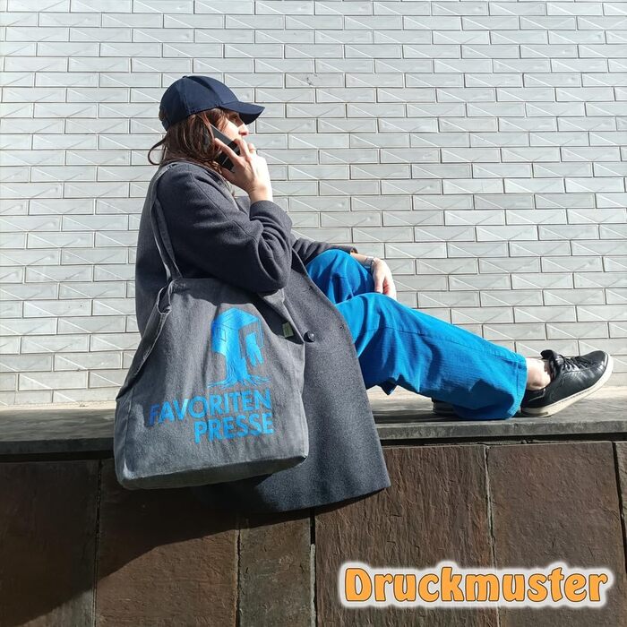 Cottonbagjoe Shopping Bags | 38x42x10 cm | Side and Bottom Fold | with Long Handles | Jute Bags | Cotton Bags for Painting, Printing | DIY (100 pcs, recycled)