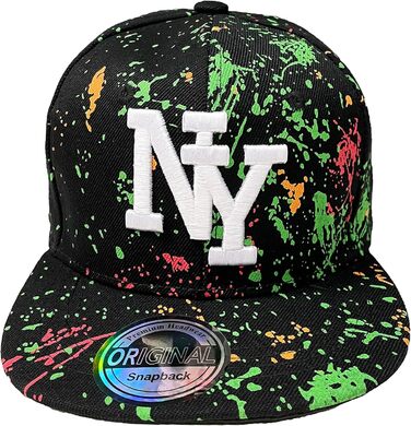 Кепка Snapback USA: стильна кепка-тракер для дорослих та підлітків, чорно-кольорова, універсальний розмір