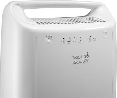 Зволожувач повітря De'Longhi Tasciugo AriaDry DEX210SF - портативний, 10л/день, 3-х фільтри, сушка білизни, захист від плісняви