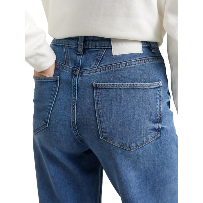 Джинси жіночі Tom Tailor TTMADINA широкі, Mid Stone Wash, 30W/30L, денім