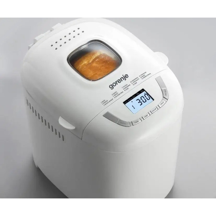 Хлібопічка Gorenje BM910WII, біла, 550 Вт