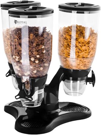 Дозатор для мюслі Royal Catering RCCS-9L/3 – 3 x 3 л, для кав'ярень та ресторанів