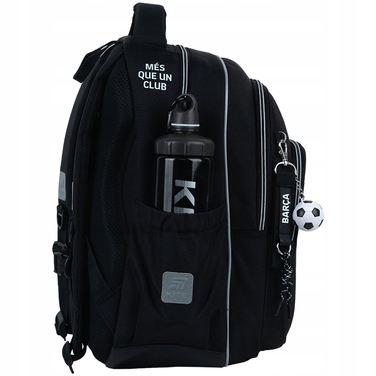 Шкільний багатокомпартментний рюкзак FC Barcelona Kite, чорний, 15 л