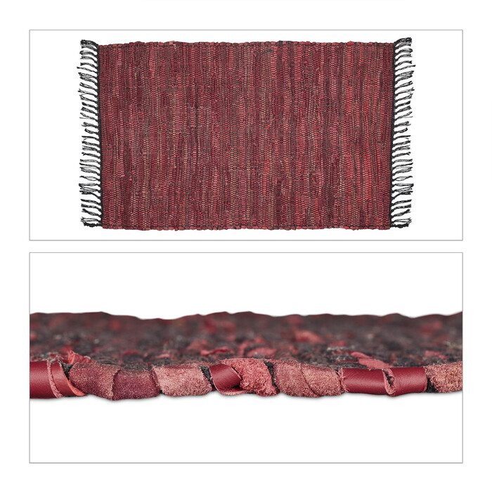 Relaxdays Patchwork Rug, 60x100 cm