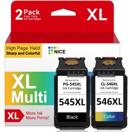 Комплект картриджів Canon PG-545XL та CL-546XL (чорний та кольоровий) для принтерів Pixma MX490, MX495, MG2550s, MG2555s, TS3150, TS3151, TS3350, TS3450, TR4500, TR4550, TR4551