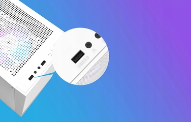 Корпус для комп'ютера Darkflash A290 Midi Tower ATX, білий, з бічним вікном