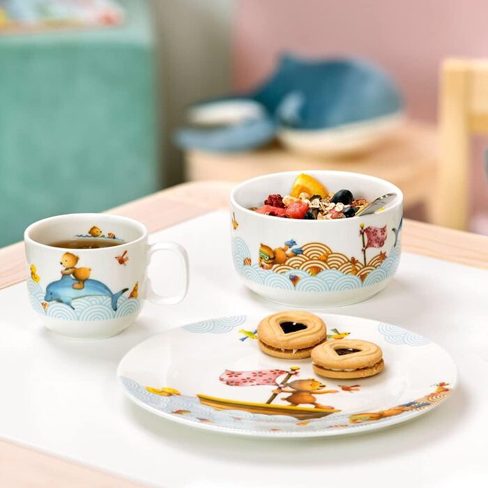 Дитячий набір столових приборів Villeroy & Boch Kinderbesteck - 4 предметних (чашка маленька, Happy As A Bear)
