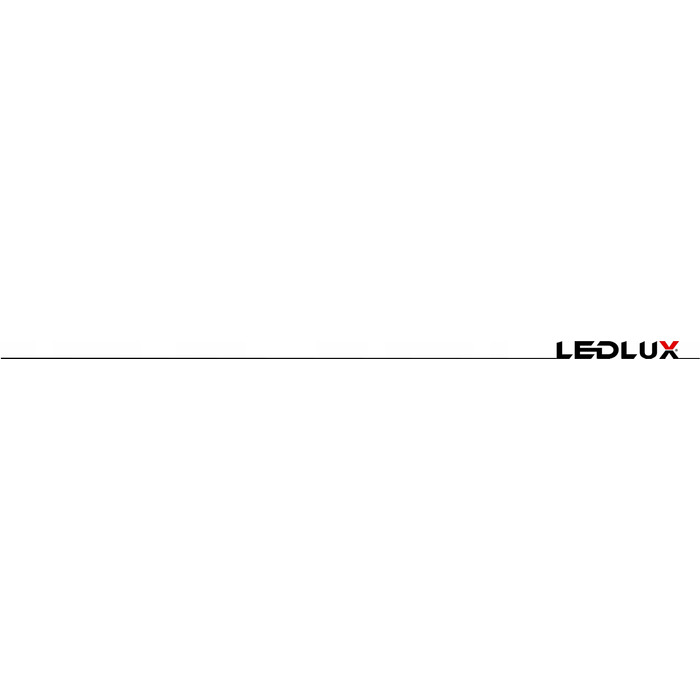 Підвісна LED-лампа LEDLUX, чорний алюміній, 2 точки світла, інтегровані світлодіоди