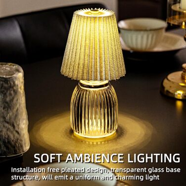 Настільна лампа MJ з таймером, акумуляторна, для дому та декору (сіра)