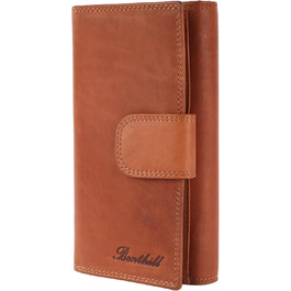 Benthill Large Wallet for Women Leather | Large Card Holder Wallet | Long Wallet with RFID Protection | Genuine Leather Women's Purse including Gift Box, Color: Brown