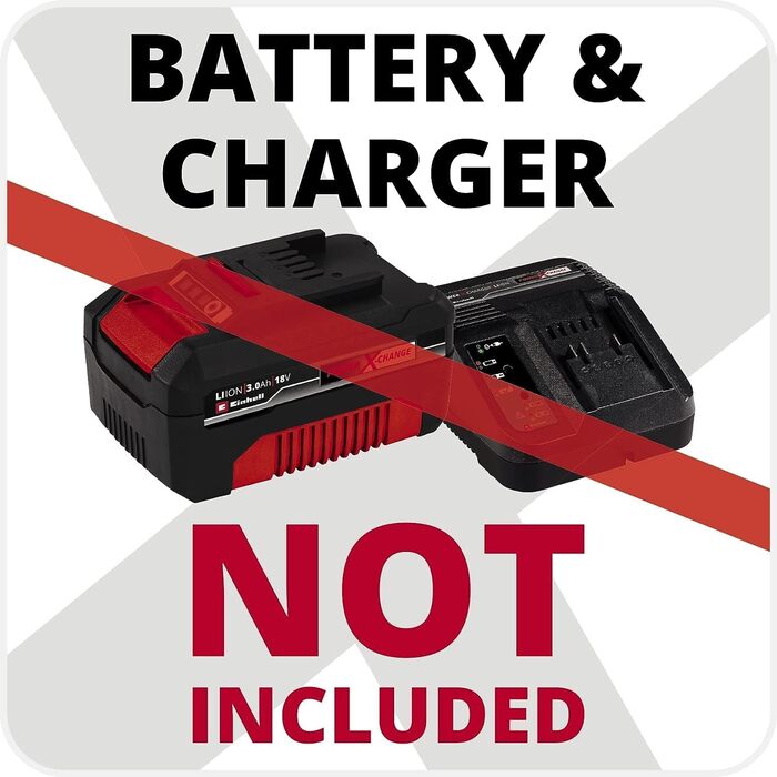 Einhell Cordless Lamp TE-CL 18/2000 LiAC - Solo Power X-Change (18 V, Lithium-Ion, swiveling lamp head, White, Hybrid function, without battery and charger)