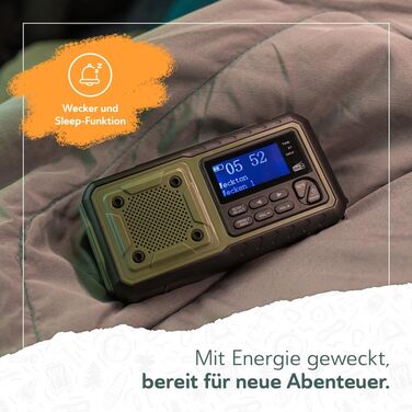 Радіо Acta Berg на ручному привіді | Радіо для надзвичайних ситуацій з акумулятором 5000 mAh | Сонячне радіо з приймачем на весь світ | Радіо Acta Berg на ручному привіді, захист від відключень електроенергії | Ліхтар, зарядний пристрій, AM/FM/SW, USB, DA