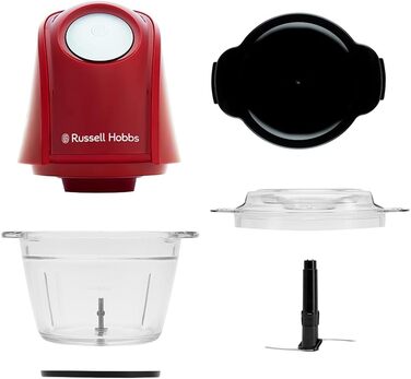 Кухонна машина Russell Hobbs 27131-56: електрична, для овочів, фруктів, м'яса, цибулі, 1л, нержавіюча сталь, 350W