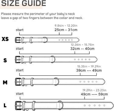 Нашийник для собак Heele з натуральної шкіри, рожевий, регульований, великий розмір (L), 1 шт.