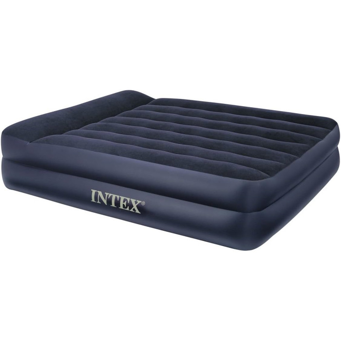 Надувний матрац Intex Pillow Rest Blue Twin, 230 V з вбудованим насосом, 191 x 99 x 47 см