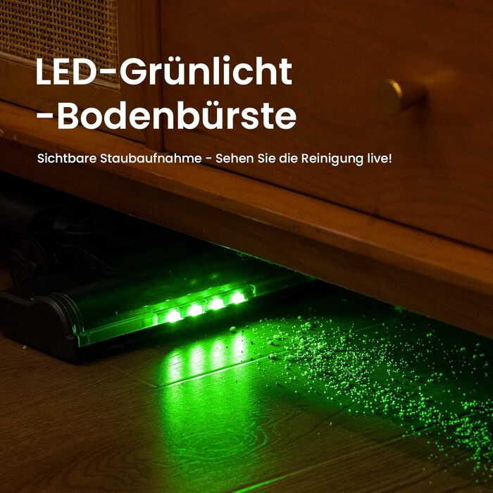 Акумуляторний пилосос Suirviz бездротовий, 40000Pa/500W, 45 хв роботи, самостійна парковка, легкий, для твердих поверхонь, килимів, шерсті тварин, фіолетовий