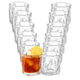 Набір склянок BAVARY Wave 6 шт по 250 мл для води, чаю, кави, коктейлів – жаростійкі, можна мити в посудомийній машині