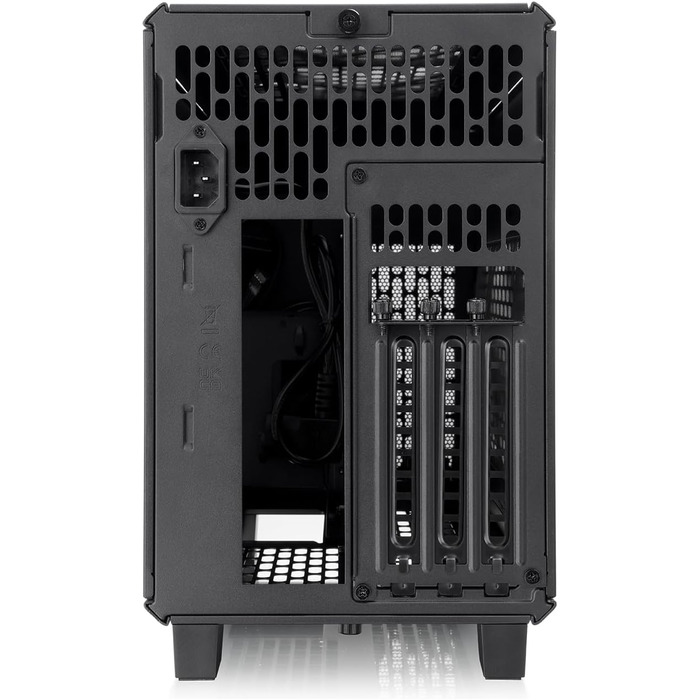 Корпус Thermaltake TR100 Black Mini-ITX SFF: 18.4L, Dual-Chamber, PCIe 4.0, підтримка AIO 280mm, тиха система охолодження