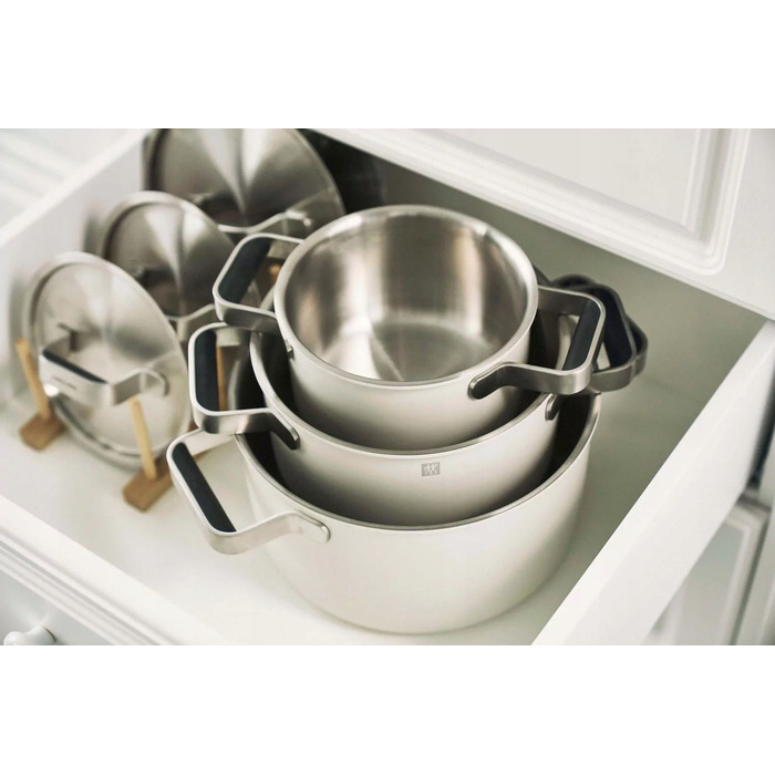 Набір каструль Zwilling PURE з нержавіючої сталі, 3 предмети