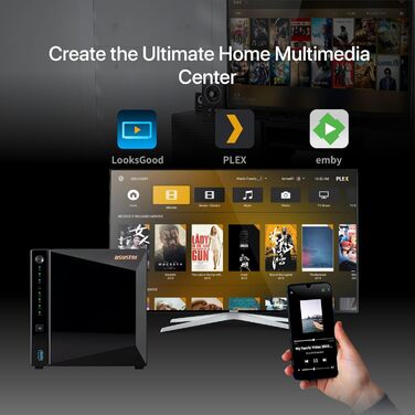 Asustor Drivestor 2 Lite AS1102TL: NAS сервер з 4 відсіками, 1 ГБ RAM DDR4, 1GbE порт, Quad Core процесор 1.7GHz (без дисків)