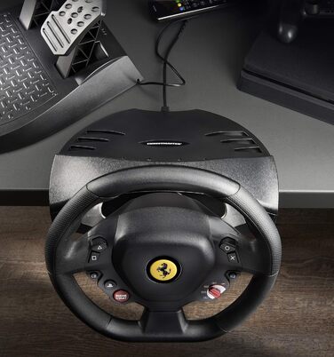 Руль Thrustmaster T80 RW Ferrari 488 GTB для PlayStation - Реалістичне водіння та перемога на трасі