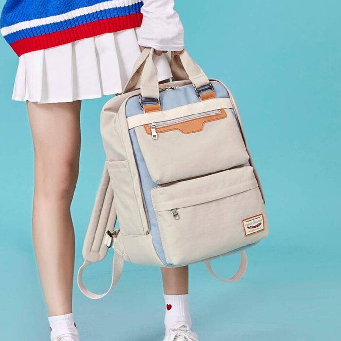 Рюкзак Myhozee для чоловіків та жінок з відділенням для ноутбука 15.6 дюймів, антикрадійний, водонепроникний, для роботи, навчання, подорожей, сірого кольору