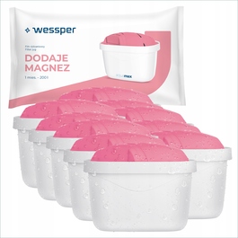 Магнієві фільтри для води Wessper AquaMax MG+ для фільтра-глечика, 10 шт.
