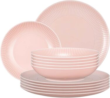 Сервіз Seltmann Weiden Amina білий (рожевий) 12-ти частинний
