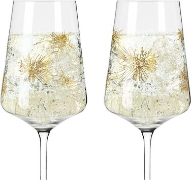 Набір келихів для шампанського Ritzenhoff 60810011, скло, 400 мл, 2 шт.
