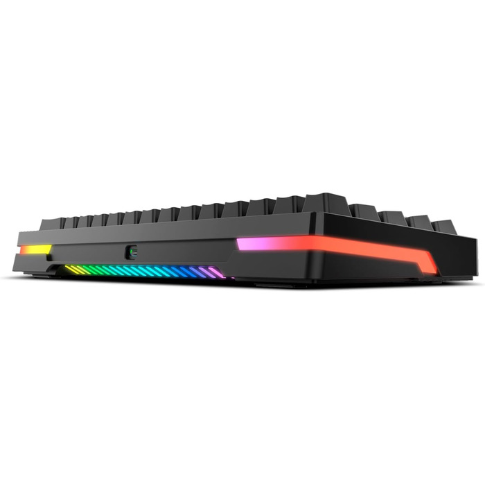 KROM Kabala – Бездротовий ігровий набір: клавіатура RGB з мембранними клавішами, миша з DPI 800-4800, іспанська розкладка, сумісний з PC, чорний (класичний)