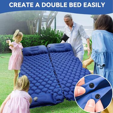 Isomatte Zodight Isomatte Outdoor - самонадувна туристична матрац для кемпінгу, 200см, блакитна