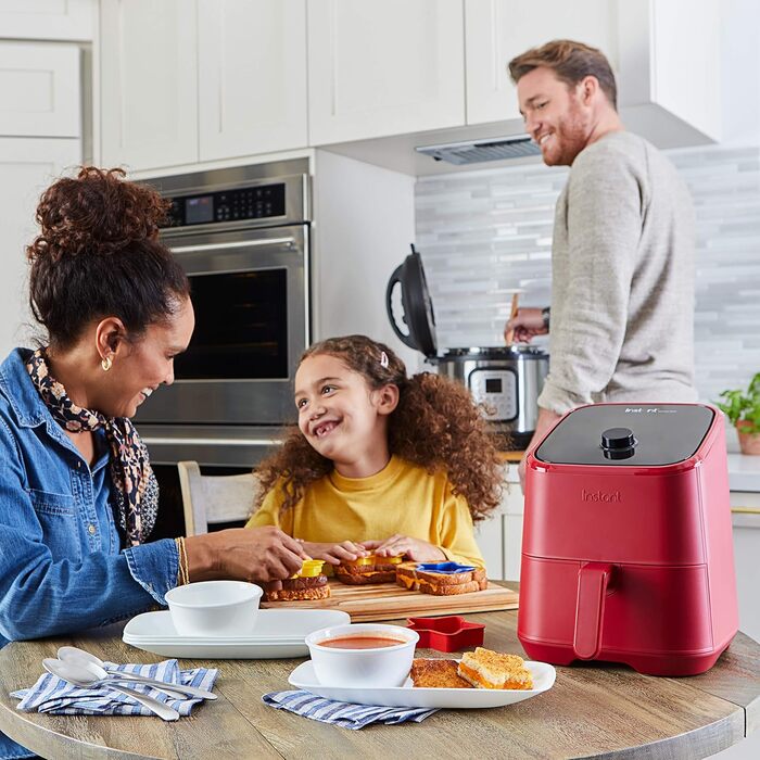 Аерофритюрниця Instant Brands Vortex Mini 4-в-1, 1300 Вт, 2 л з жаровнею та міні-духовкою — для здорового смаження, випікання, запікання і підігріву їжі