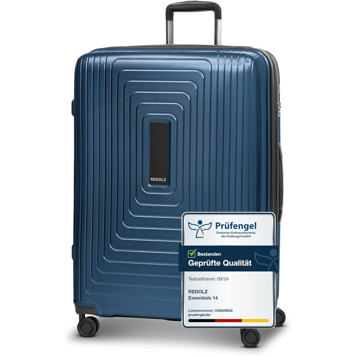 REDOLZ Trolley L+ (77 см) розширюваний | 52 x 34 x 77 см | 123-140 літрів | 4,4 кг | Dark Blue Metallic