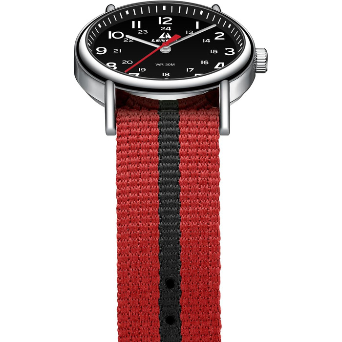 Годинник чоловічий LN LENQIN Military, водонепроникний, спортивний (червоний)