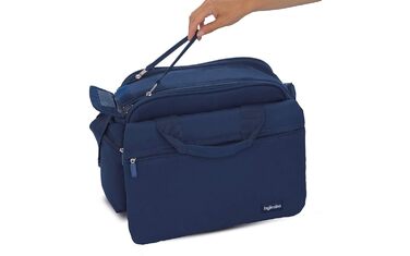 Дитяча сумка для мами та тата Inglesina My Baby Bag чорна, багатофункціональна пеленальна сумка з термовідділенням та органайзером
