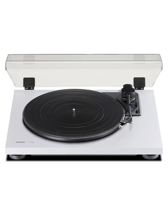 Програвач вінілу Teac TN-180BT-A3 White з Bluetooth, ремінним приводом, 3 швидкості (33/45/78 об/хв) та вбудованим фонокоректором