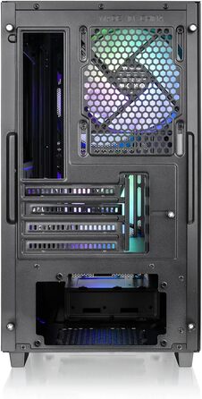 Корпус Thermaltake Versa H16 TG ARGB - Мікро-ATX, Чорний
