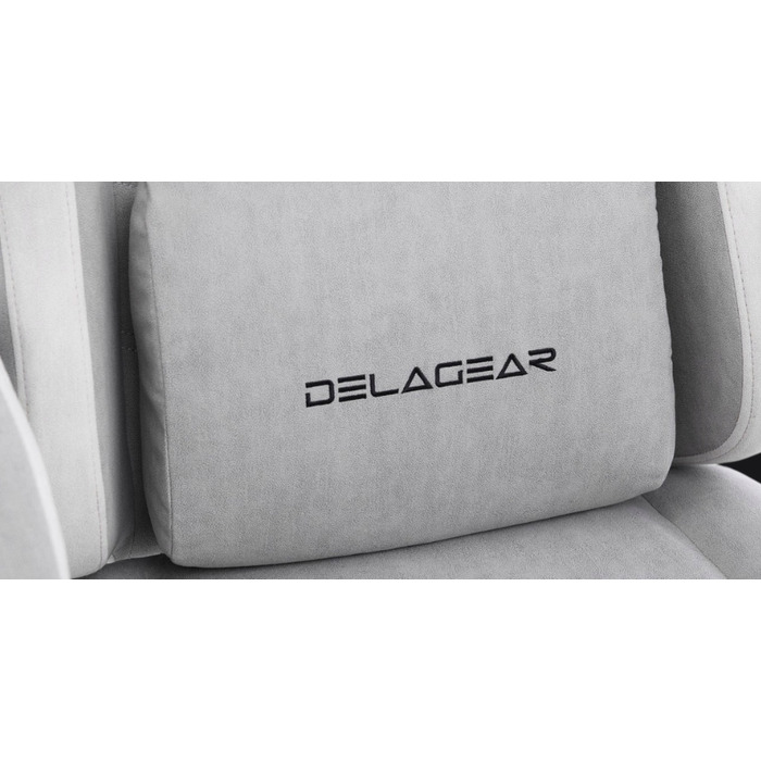 Ігрове крісло Delagear G 325, сіра тканина