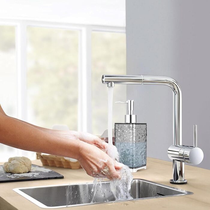 Дозатор мила для кухні та ванної кімнати, 400 мл, пластиковий, для мила, шампуню, гелю для душу