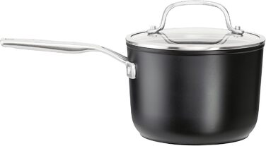KitchenAid 80129 Harteloxierte Induction Non-Stick Cookware Set, Pots and Pans, Aluminum, Matte Black Cookware Set (10-Piece)