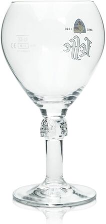 Набір келихів Leffe Large (6 шт) 330 мл для пива Leffe Blonde, Brown, Ruby, Double, Triple + підставки